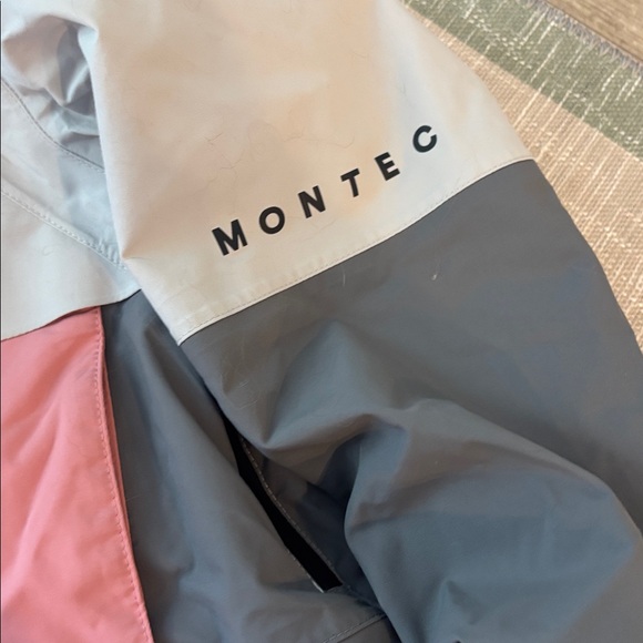 Montec Bibs an Jacket Set XS Pink and Gray - Picture 2 of 7